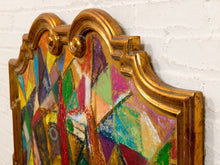 Load image into Gallery viewer, Fractured Visage by Spencer Collins Cubist Expressionist Portrait in Ornate Gilt Frame
