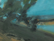 Load image into Gallery viewer, Moonlit Shore by Spencer Collins Framed Coastal Landscape Painting
