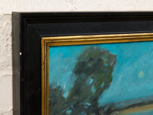 Load image into Gallery viewer, Moonlit Shore by Spencer Collins Framed Coastal Landscape Painting
