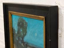 Load image into Gallery viewer, Moonlit Shore by Spencer Collins Framed Coastal Landscape Painting
