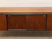 Load image into Gallery viewer, Walnut and Chrome Credenza

