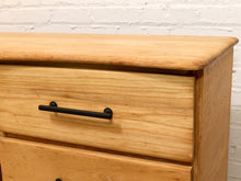 Load image into Gallery viewer, Vintage Sculptural Oak Wood Nine-Drawer Dresser
