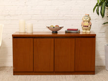 Load image into Gallery viewer, Vintage Mid Century 4 Drawer Credenza
