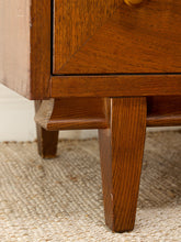Load image into Gallery viewer, Vintage Mid-Century Modern Walnut Nine-Drawer Credenza with Brass Hardware
