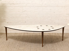 Load image into Gallery viewer, Vintage Mid-Century Biomorphic Coffee Table with Mosaic Inlay
