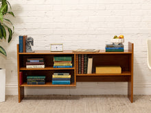 Load image into Gallery viewer, Teak Low Profile Bookshelf
