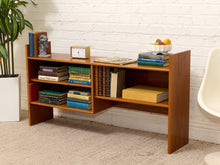 Load image into Gallery viewer, Teak Low Profile Bookshelf
