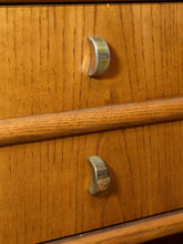 Load image into Gallery viewer, Oak Double Drawer Cabinet with LP Cubby
