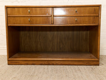Load image into Gallery viewer, Oak Double Drawer Cabinet with LP Cubby
