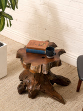 Load image into Gallery viewer, Splatted Vintage Side Table
