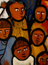 Load image into Gallery viewer, Haitian Style Oil on Canvas Original Folk Art Painting
