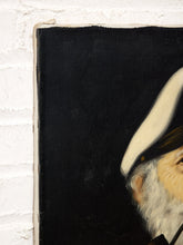 Load image into Gallery viewer, The Captain Vintage Portrait Painting of Bearded Sailor with Pipe
