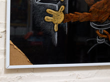 Load image into Gallery viewer, Curious Monkey Framed Chalk Drawing with Playful Whimsical
