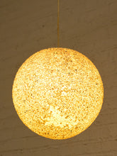 Load image into Gallery viewer, Vintage Mid-Century Textured Globe Table Lamp
