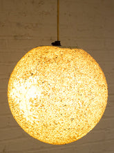 Load image into Gallery viewer, Vintage Mid-Century Textured Globe Table Lamp
