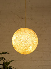 Load image into Gallery viewer, Vintage Mid-Century Textured Globe Table Lamp
