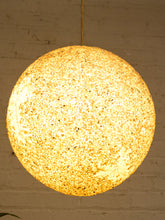 Load image into Gallery viewer, Vintage Mid-Century Textured Globe Table Lamp
