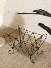 Load image into Gallery viewer, Hollywood Regency Magazine Rack
