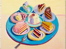 Load image into Gallery viewer, Cakes on a Platter Original Painting by Apple Pie

