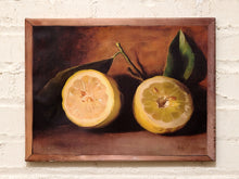 Load image into Gallery viewer, Lemons an 1884 Oil Painting Print on Canvas by George Henry Hall
