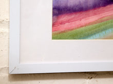 Load image into Gallery viewer, Watercolor Valleys Original Framed by Elizabeth Marz

