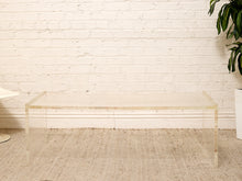 Load image into Gallery viewer, Vintage Mid-Century Modern Clear Lucite Waterfall Coffee Table
