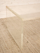 Load image into Gallery viewer, Vintage Mid-Century Modern Clear Lucite Waterfall Coffee Table

