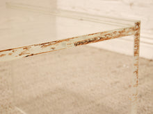 Load image into Gallery viewer, Vintage Mid-Century Modern Clear Lucite Waterfall Coffee Table
