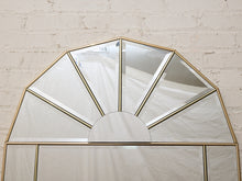 Load image into Gallery viewer, Fanlight Deco Mirrored Wall Mirror with Gold Frame
