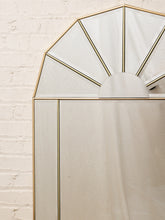 Load image into Gallery viewer, Fanlight Deco Mirrored Wall Mirror with Gold Frame
