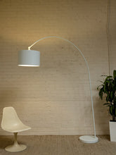 Load image into Gallery viewer, Shiny White Arc Lamp
