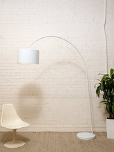 Load image into Gallery viewer, Shiny White Arc Lamp
