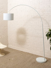 Load image into Gallery viewer, Shiny White Arc Lamp
