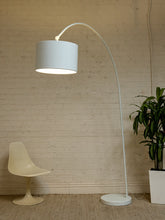 Load image into Gallery viewer, Shiny White Arc Lamp

