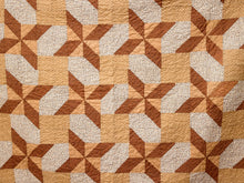 Load image into Gallery viewer, Brown Geometric Quilt
