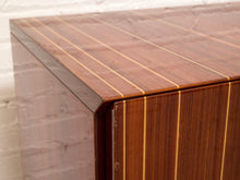 Load image into Gallery viewer, Vintage Italian High-Gloss Wood Three-Door Credenza
