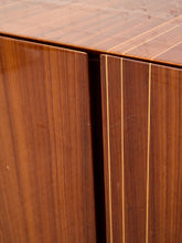 Load image into Gallery viewer, Vintage Italian High-Gloss Wood Three-Door Credenza
