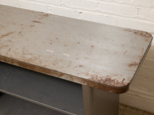 Load image into Gallery viewer, Vintage Industrial Metal Open Shelf Console Cabinet

