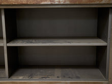 Load image into Gallery viewer, Vintage Industrial Metal Open Shelf Console Cabinet

