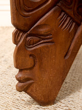 Load image into Gallery viewer, Vintage Spanish Hacienda Hand-Carved Wood Side Table
