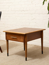 Load image into Gallery viewer, Vintage Lane Mid-Century Modern End Table with Drawer
