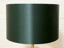 Load image into Gallery viewer, Vintage Hollywood Regency Lucite and Brass Floor Lamp with Built-In Table
