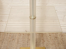Load image into Gallery viewer, Vintage Hollywood Regency Lucite and Brass Floor Lamp with Built-In Table
