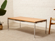 Load image into Gallery viewer, Vintage Knoll International Coffee Table with Wood Top and Chrome Frame

