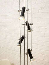 Load image into Gallery viewer, Vintage Italian Adjustable Multi-Light Chrome Floor Lamp

