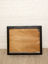 Load image into Gallery viewer, Vintage Postmodern Black Mirror with Sculptural Display Shelves
