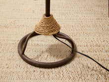 Load image into Gallery viewer, Vintage Atomic Mid-Century Two-Light Floor Lamp with Fiberglass Shades
