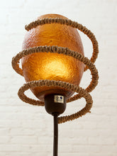 Load image into Gallery viewer, Vintage Atomic Mid-Century Two-Light Floor Lamp with Fiberglass Shades
