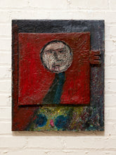 Load image into Gallery viewer, The Watcher by Spencer Collins Textured Expressionist Portrait Painting
