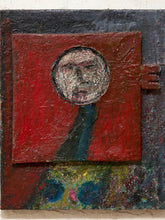 Load image into Gallery viewer, The Watcher by Spencer Collins Textured Expressionist Portrait Painting
